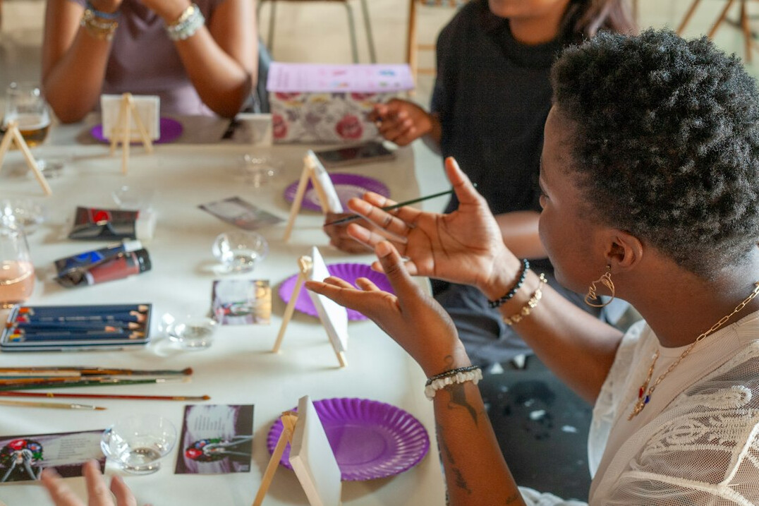 diverse group workshop