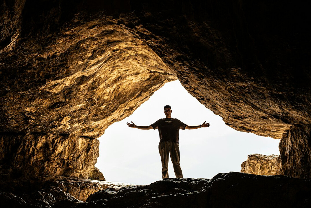 person discovering inner potential